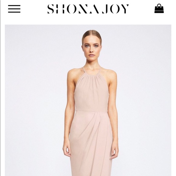 Shona Joy Cocktail Dress, Blush Pink - Picture 2 of 7